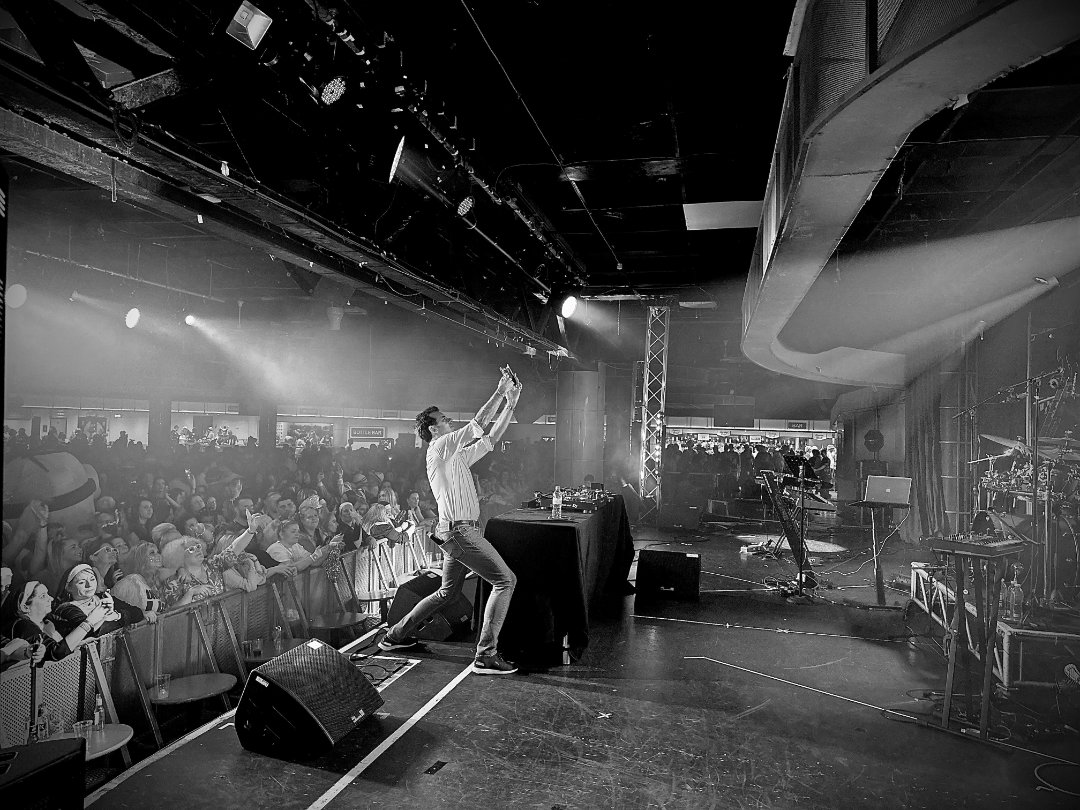 On stage